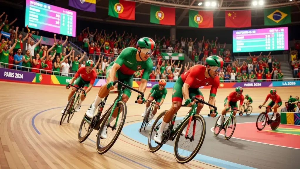 Iúri Leitão defende em Xangai os títulos olímpicos no madison e omnium