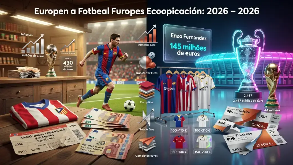 Futebol de 2026 custa muito mais caro que o de 2006 para o torcedor